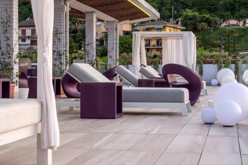 Hotel Le Palme (Adults Only) Dormelletto Bagian luar foto