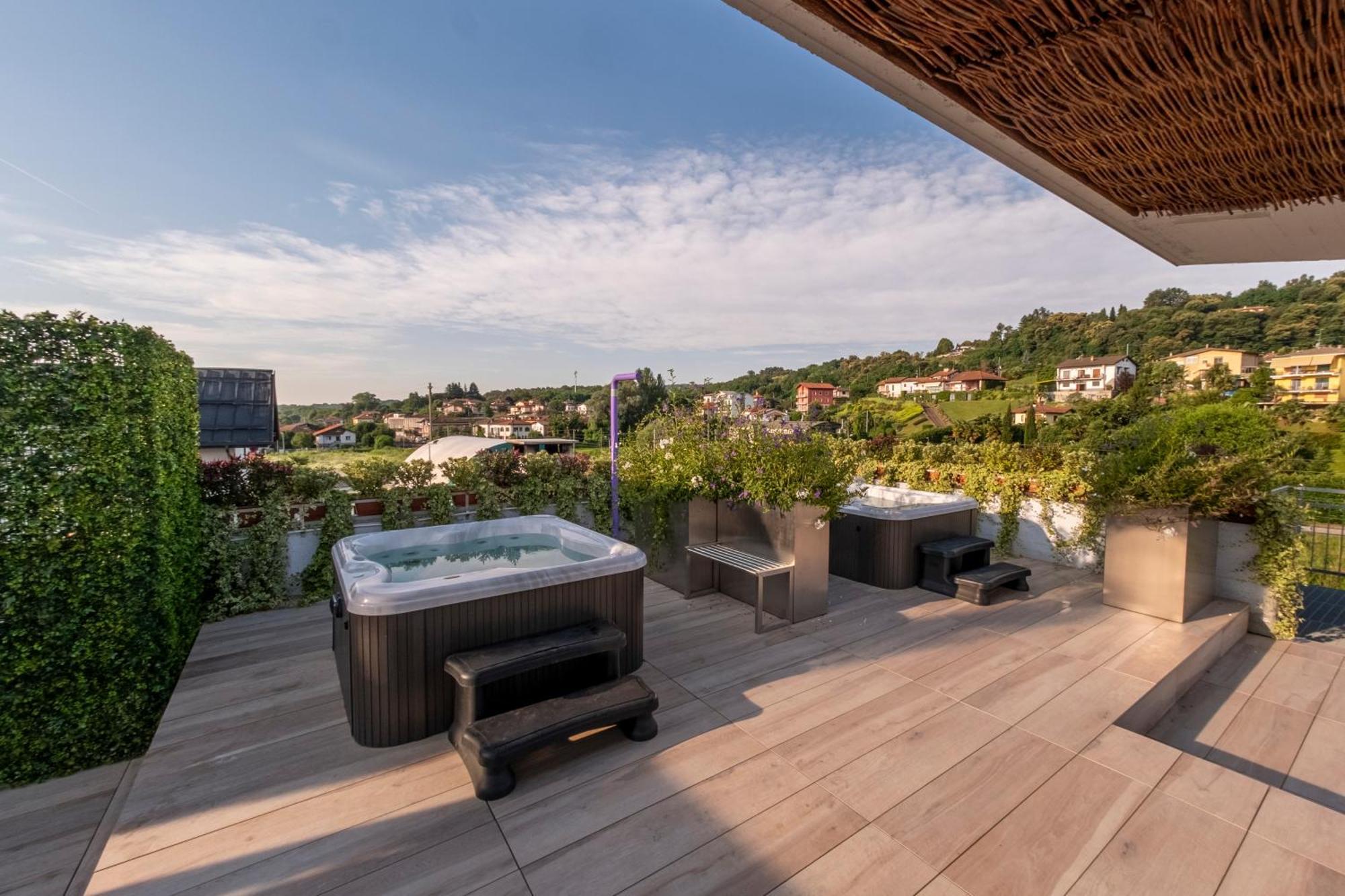 Hotel Le Palme (Adults Only) Dormelletto Bagian luar foto